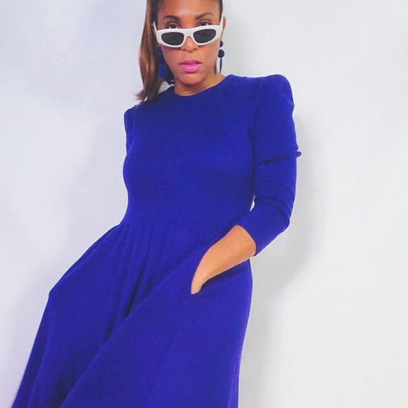 Royal Sweater Dress - Picture 1 of 9